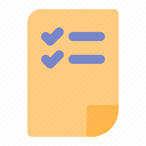 Checklist, clipboard, list, check, paper icon - Download on Iconfinder