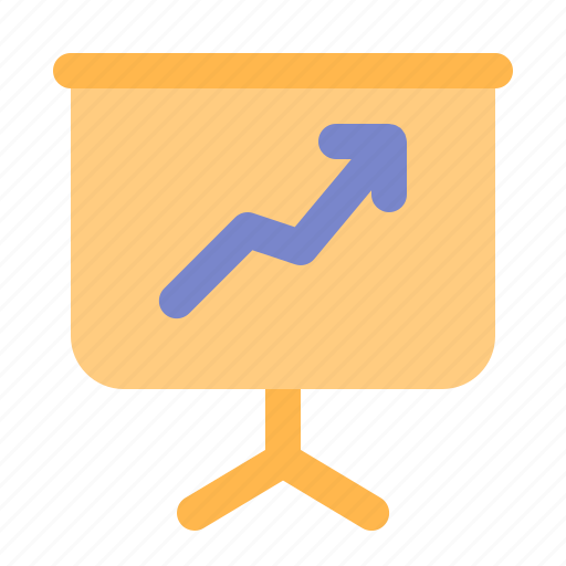Presentation, analytics, report, graph, board icon - Download on Iconfinder