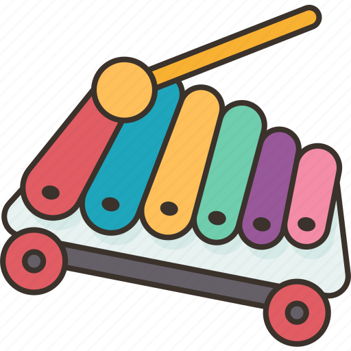 Xylophone, toy, sound, percussion, mallet icon - Download on Iconfinder