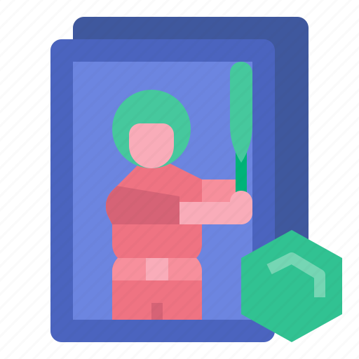 Nft, collectibles, cards, collection, sport card, non-fungible token, baseball card icon - Download on Iconfinder