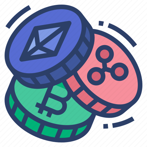 Cryptocurrency, crypto, bitcoin, ethereum, ripple, digital token, digital currency icon - Download on Iconfinder