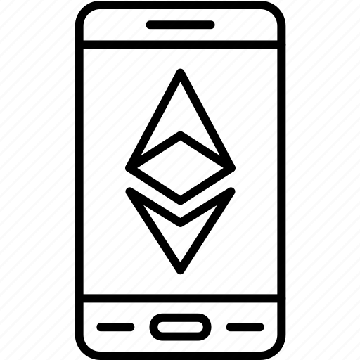 Ethereum, smartphone, metaverse, digtal, smart, phone icon - Download on Iconfinder
