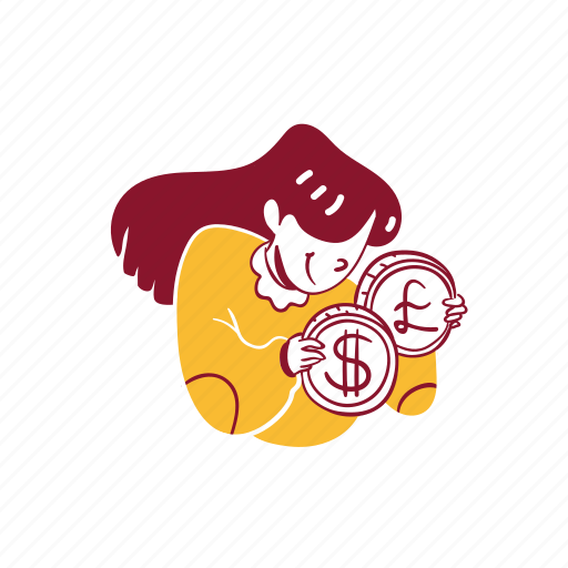 Exchange, cash, economy, money illustration - Download on Iconfinder