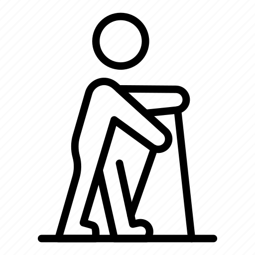 Man, nordic, walking icon - Download on Iconfinder