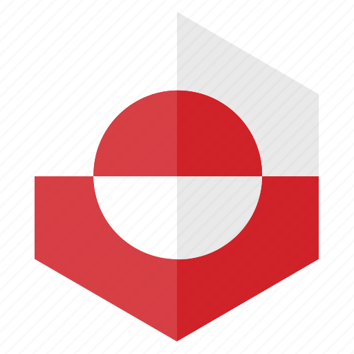 America, country, design, flag, greenland, hexagon icon - Download on Iconfinder