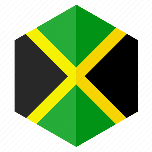 America, country, design, flag, hexagon, jamaica icon - Download on Iconfinder