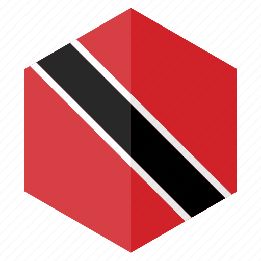 America, country, design, flag, hexagon, trinidad and tobago icon - Download on Iconfinder