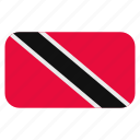 and, flag icon, north america, rounded, tobago, trinidad