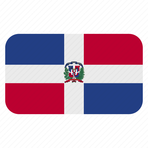 Dominican, flag icon, north america, republic, rounded icon - Download on Iconfinder