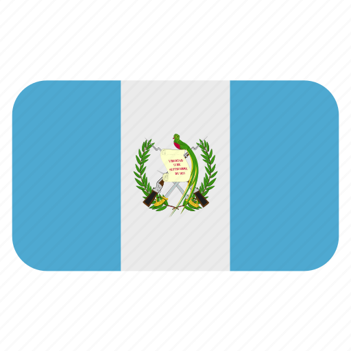 Flag icon, guatemala, north america, rounded icon - Download on Iconfinder
