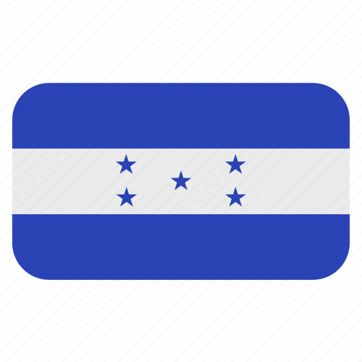 Flag icon, honduras, north america, rounded icon - Download on Iconfinder