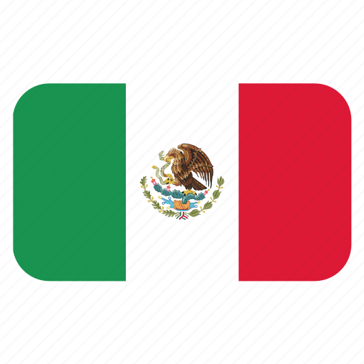 Flag icon, mexico, north america, rounded icon - Download on Iconfinder