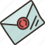 seal, stamp, envelope, letter, mail 