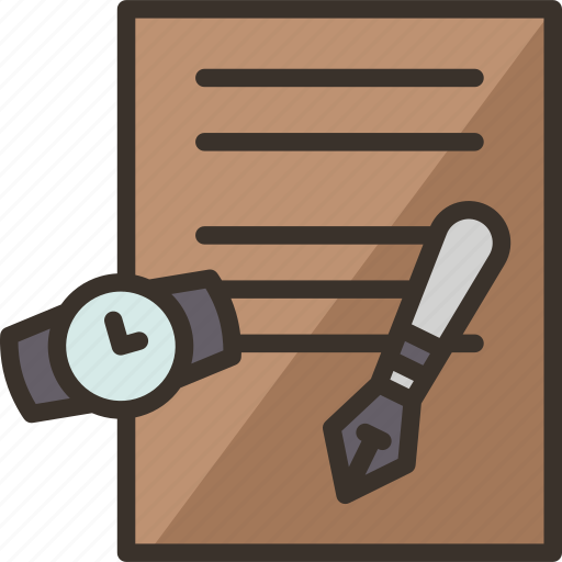Will, testament, signature, certified, document icon - Download on Iconfinder