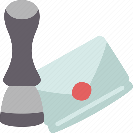Seal, stamp, wax, envelope, letter icon - Download on Iconfinder