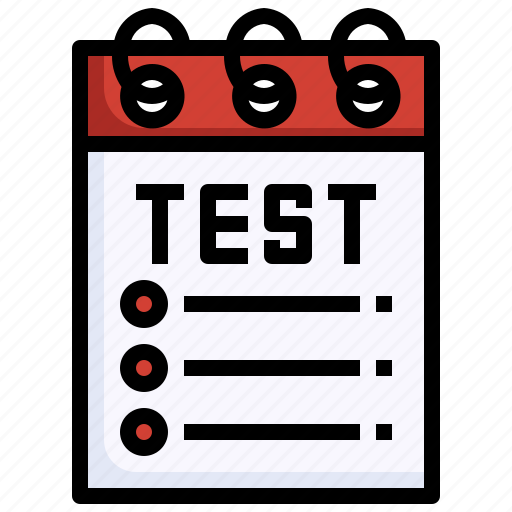 Test, education, file, document, exam icon - Download on Iconfinder