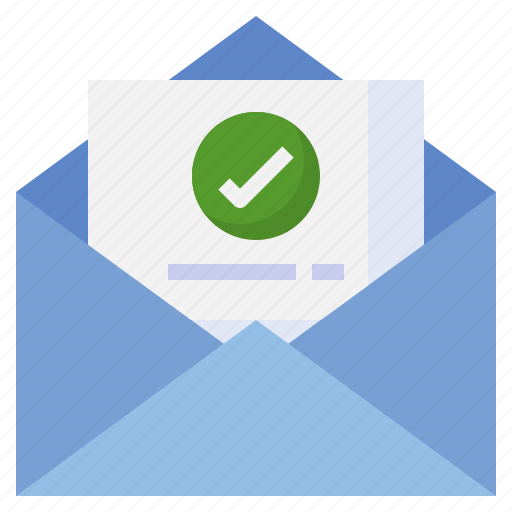 Email, send, message, success, tick icon - Download on Iconfinder