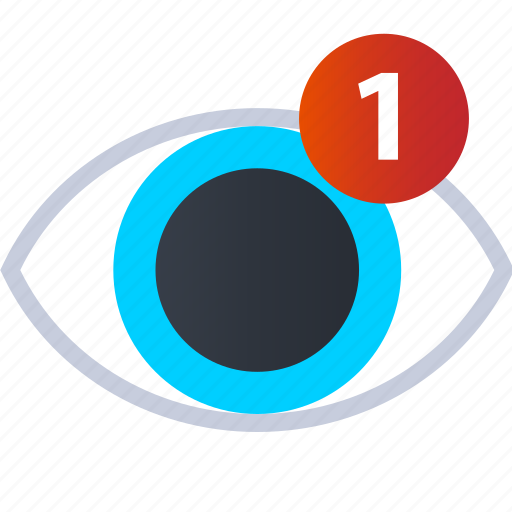 Notification, alarm, sound, mobile, megaphone, alert, eye icon - Download on Iconfinder