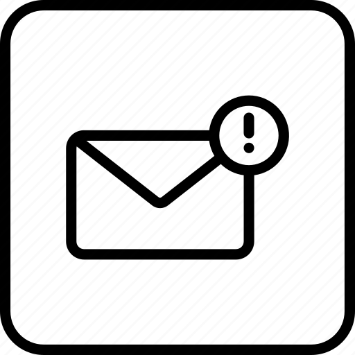 Email, error, mail, mail-failure, message, notification icon - Download on Iconfinder