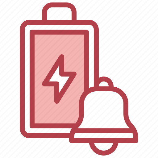 Battery, power, electronics, bell, ring icon - Download on Iconfinder