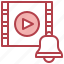 video, player, movie, bell, ring 