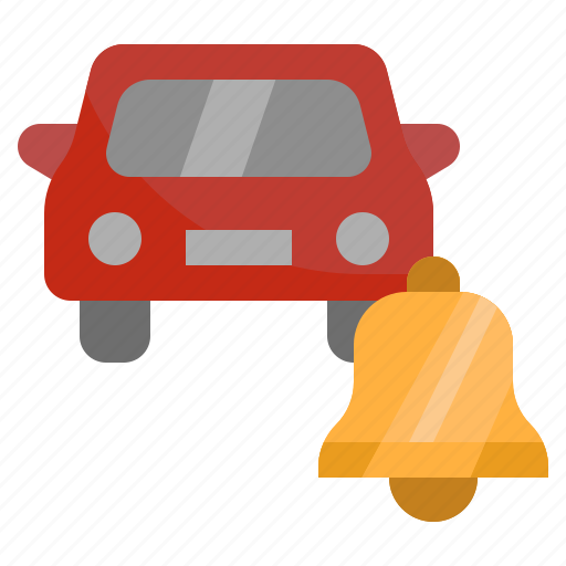 Car, transport, alert, bell, ring icon - Download on Iconfinder