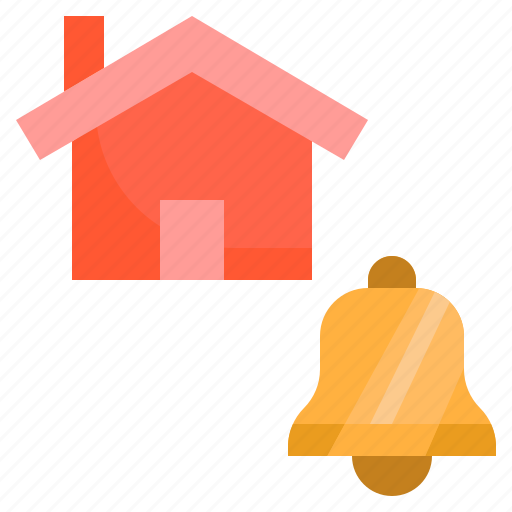 Home, house, alert, bell, ring icon - Download on Iconfinder