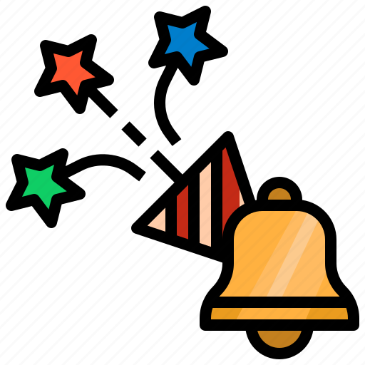 Firework, party, celebrate, bell, ring icon - Download on Iconfinder