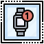 smartwatch, notification, electronics, message, watch 