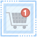 shopping, cart, online, notification, store, ui
