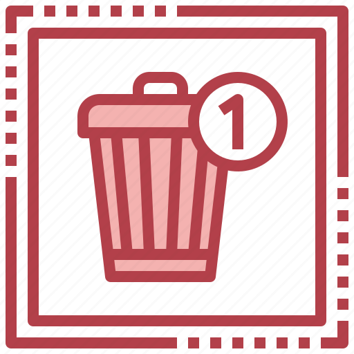 Garbage, trash, bin, notification, ui icon - Download on Iconfinder