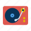 player, record, instrument, music, speaker 