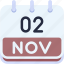 calendar, november, two, 2, date, monthly, time, month, schedule 