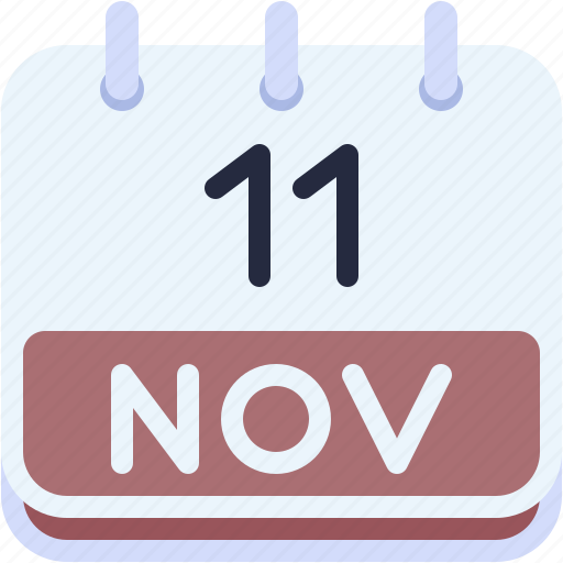 Calendar, november, eleven, date, monthly, time, and icon - Download on Iconfinder