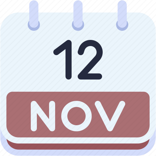 Calendar, november, twelve, date, monthly, time, and icon - Download on Iconfinder