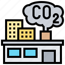 carbon, dioxide, factory, gas, pollution