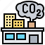 carbon, dioxide, factory, gas, pollution 