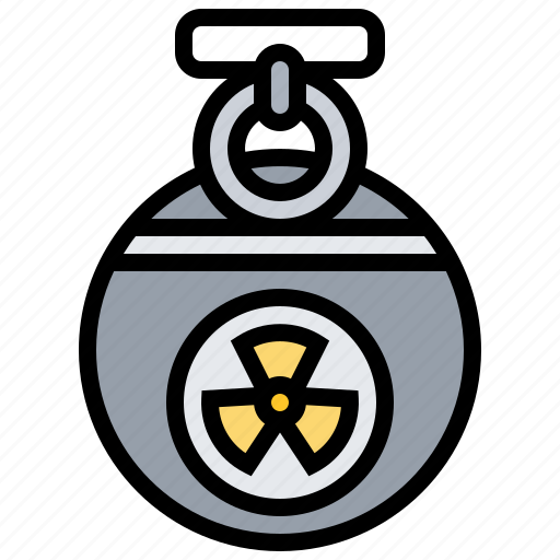 Bomb, explosive, grenade, radiation, weapon icon - Download on Iconfinder