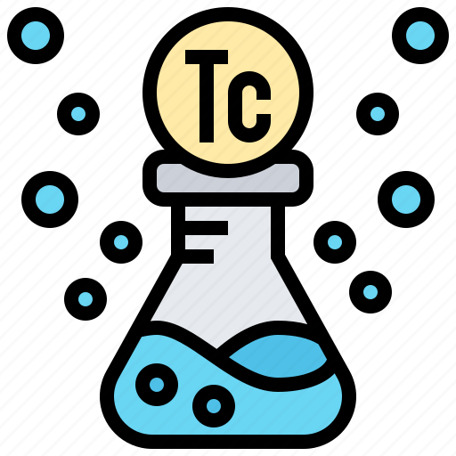 Chemical, element, flask, liquid, technetium icon - Download on Iconfinder