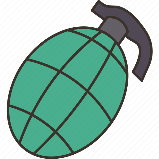Grenade, bomb, explosive, weapon, military icon - Download on Iconfinder