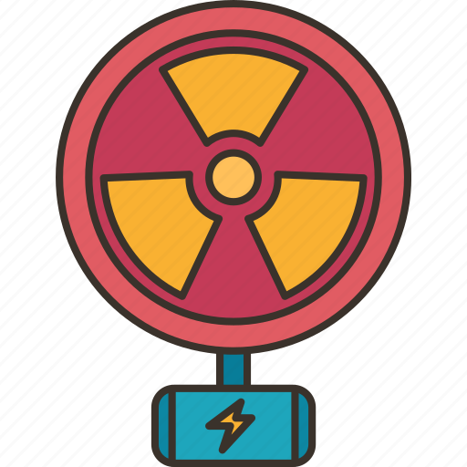 Nuclear, energy, power, electricity, radiation icon - Download on Iconfinder