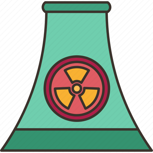Nuclear, plant, power, energy, production icon - Download on Iconfinder