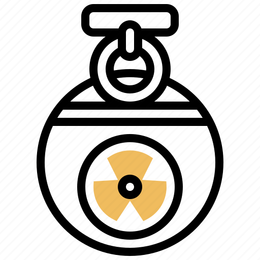 Bomb, explosive, grenade, radiation, weapon icon - Download on Iconfinder