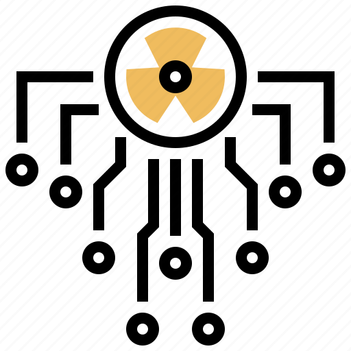 Emission, energy, particles, radiation, radioactive icon - Download on Iconfinder