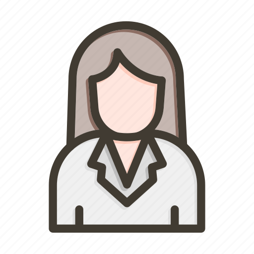 Scientist, research, science, laboratory, female icon - Download on Iconfinder