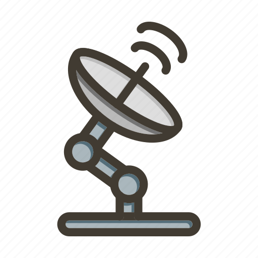 Telecommunications, technology, communication, device, dish icon - Download on Iconfinder