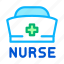 aid, equipment, hat, nurse, patch, pulse, stethoscope 