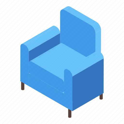 Nursing, home, armchair, isometric icon - Download on Iconfinder