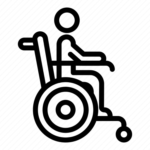 Senior, man, wheelchair icon - Download on Iconfinder