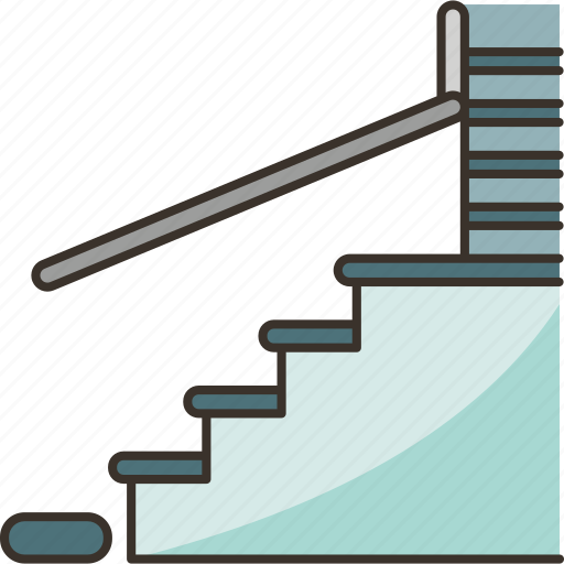 Stair, steps, home, indoor, flooring icon - Download on Iconfinder